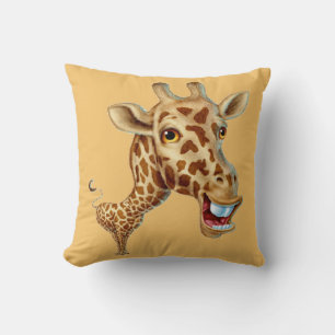 Happy 3D-Giraffe Kussen