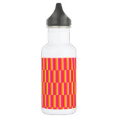 HAppy 3d Rainbow Tiles Pattern Waterfles (Links)