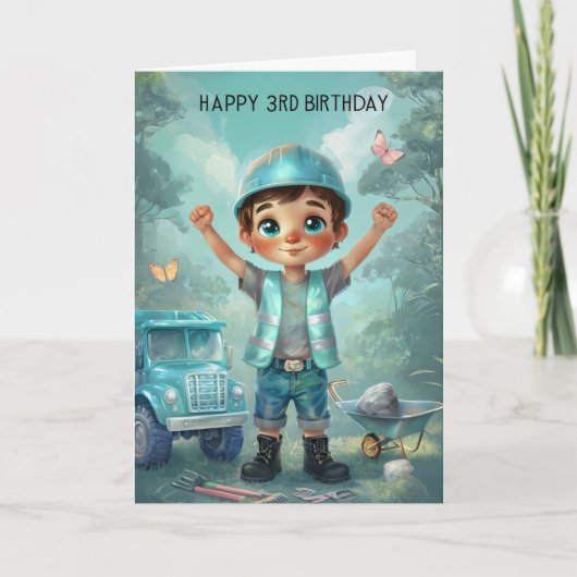 Happy 3rd Birthday-kaart Kaart (Voorkant)