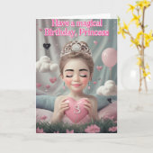 Happy 3rd Birthday-kaart Kaart (Gele Bloem)