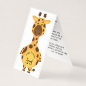 Happy 3rd Birthday - Kaart voor kinderen (Voorkant)