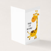 Happy 3rd Birthday - Kaart voor kinderen (Buitenkant)