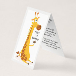 Happy 3rd Birthday - Kaart voor kinderen