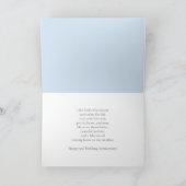 Happy 3rd Wedding Anniversary Laysan Albatross Kaart (Binnen)