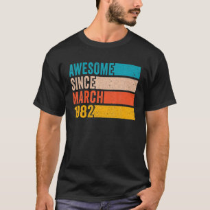Happy 40e verjaardag 40 jaar oud Geweldige sinds m T-shirt