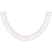 Happy 40th Birthday Banner Pink Gold Confetti (Alle)