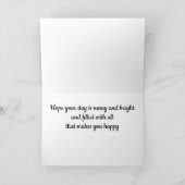 HAPPY **40th** BIRTHDAY Kaart (Binnen)