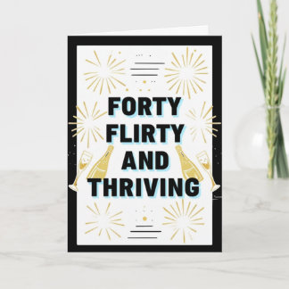 Happy 40th Birthday Kaart