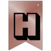 Happy 40th Birthday met foto's Vlaggetjes (Eerste vlag)