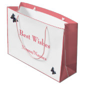 Happy 40th Birthday-ontwerp Grote Cadeautas (Achterkant Gekanteld)