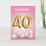 HAPPY *40th BIRTHDAY VOOR U *DAUGHTER* Kaart<br><div class="desc">APPY **40th** BIRTHDAY ***DAUGHTER*** BEDANKT VOOR HET STOPPEN MET EEN VAN MIJN ACHT STORES!</div>