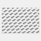 Happy 40th Birthday Wrapping Paper Sheets (Voorkant)