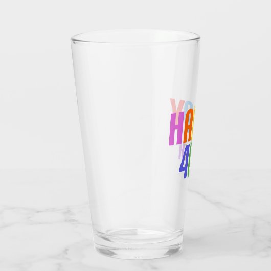 Happy 40th glas (Rechts)