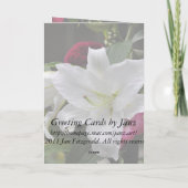 Happy 40th Jubileum Card van Janz Kaart (Achterkant)