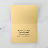 Happy 40th Jubileum Tropical Sunset Kaart (Binnen)