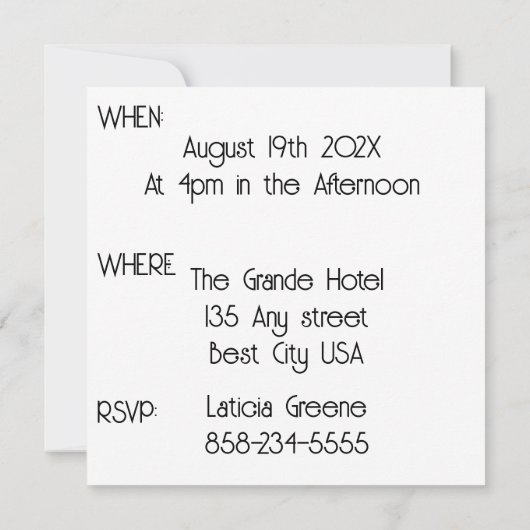 Happy 40th Verjaardag   Retro Kaart (Achterkant)