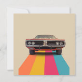 Happy 40th Verjaardag Retro Kaart (Voorkant)