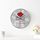 Happy 40th Wedding Jubileum Gifts CLOCK Grote Klok (Huis)