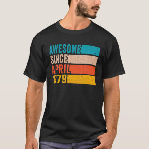 Happy 43rd verjaardag 43 jaar oud Geweldige sinds  T-shirt