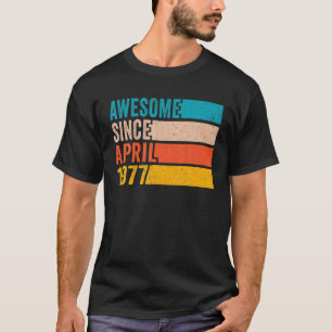 Happy 45e verjaardag 45 jaar oud Geweldige sinds A T-shirt