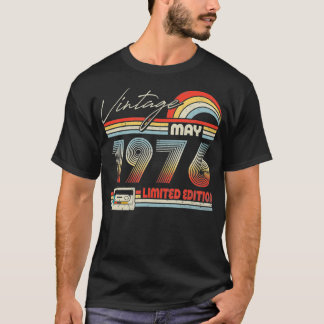 Happy 45th Birthday mei 1976 45 Years Old T-shirt