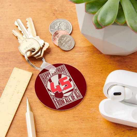 Happy 45th Birthday Sleutelhanger