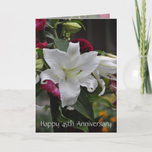 Happy 45th Jubileum Card van Janz Kaart