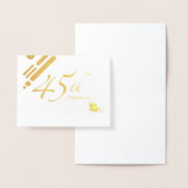 Happy 45th Jubileum Mod Birds Folie Kaarten (Display)