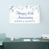 Happy 45th Jubileum Sapphire Blue Stars Spandoek (Beurs)