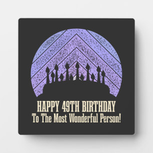 Happy 49th Birthday die gezegde wil citeren Fotoplaat