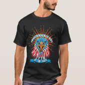Happy 4 juli, 1776 Patriot T-Shirt (Voorkant)
