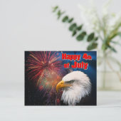 Happy 4 juli 1 Briefkaart (Staand voorkant)