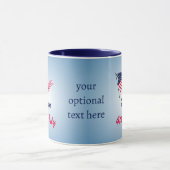 Happy 4 juli met Amerikaanse vlag promotie Mok (Midden)