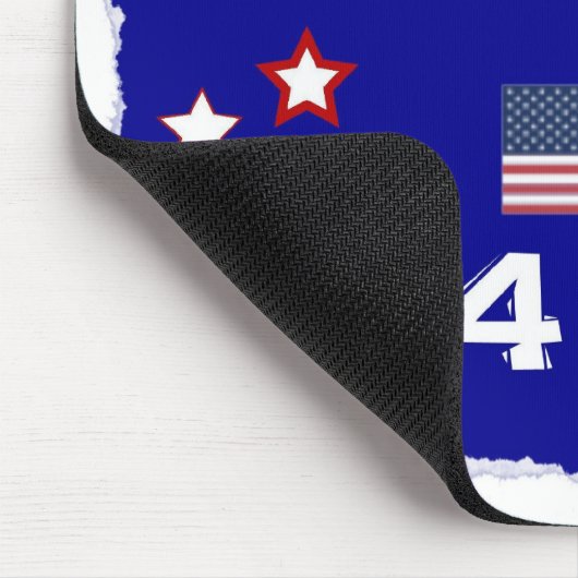 Happy 4 juli - Onafhankelijkheidsdag - Mousepad Muismat (Hoek)