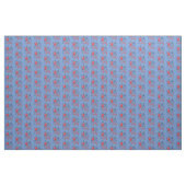 Happy 4 juli Red White Blue Stof (Yard (91,4 cm))