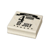 Happy 4 juli Rubber Stamp Rubberstempel (Stempel)