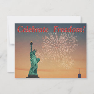 Happy 4 juli Stars and Stripes Briefkaart