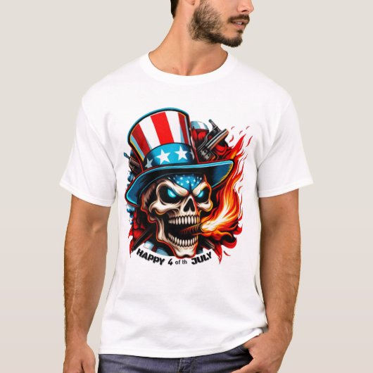 Happy 4 JULI T-shirt (Voorkant)