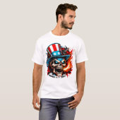 Happy 4 JULI T-shirt (Voorkant volledig)