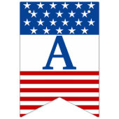 Happy 4 juli US Flag Stars and Stripes Vlaggetjes (Derde vlag)