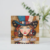 Happy 4 van de Kaart van juli (Staand voorkant)