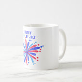 Happy 4 van de koffie-Mok van juli Koffiemok (Voorkant rechts)