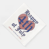 Happy 4 van de Stars en Stripes Typografie van jul Servet (Hoek)