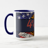 Happy 4 van de Zonnebloem van juli Mok (Links)