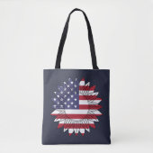 Happy 4 van de Zonnebloem-vlag van vrouwen van jul Tote Bag (Voorkant)