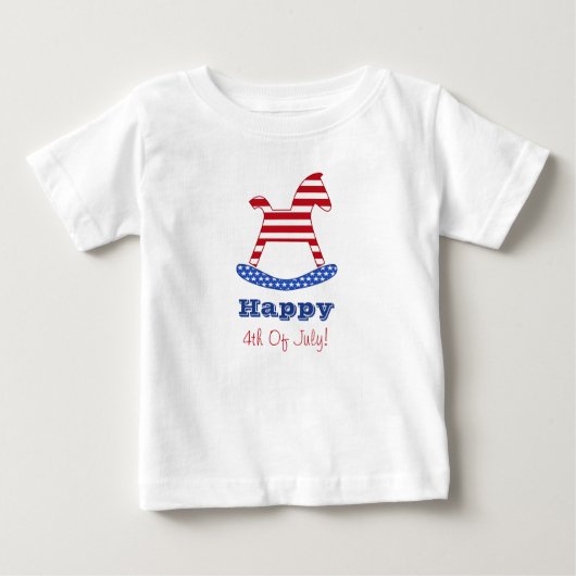 Happy 4 van het Kinder T-shirt van juli (Voorkant)