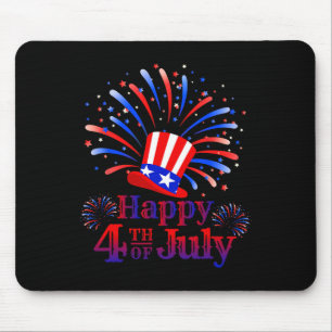 Happy 4 van juli Amerika die de vrijheid vieren Muismat