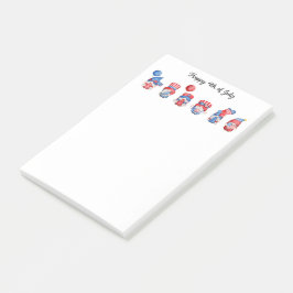 Happy 4-van-juli Gnomes Post-it® Notes