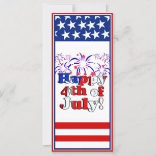 Happy 4 van juli met Fireworks