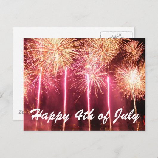 Happy 4 van Juli Post Kaart (Voorkant / Achterkant)